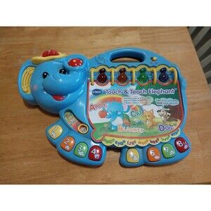 Vtech Touch and Teach Elephant - Learning Educational Toy Numbers Alphabet Songs
